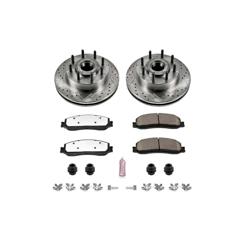 Power Stop K6550-36 Z36 Severe-Duty Truck And Tow 1-Click Brake Kit (Front) for 2012 Ford F-250 Super Duty product image