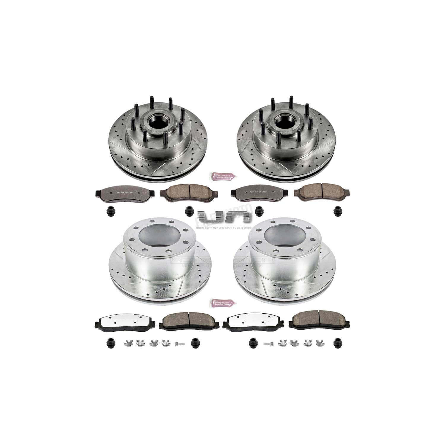 Power Stop K6551-36 Z36 Severe-Duty Truck And Tow 1-Click Brake Kit (Front And Rear) for 2012 Ford F-250 Super Duty Rear Wheel Drive product image