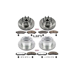 Power Stop K6551-36 Z36 Severe-Duty Truck And Tow 1-Click Brake Kit (Front And Rear) for 2012 Ford F-250 Super Duty Rear Wheel Drive product image