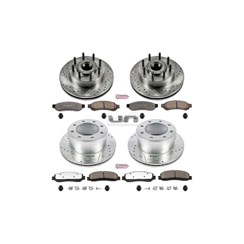 Power Stop K6551-36 Z36 Severe-Duty Truck And Tow 1-Click Brake Kit (Front And Rear) for 2012 Ford F-250 Super Duty Rear Wheel Drive product image
