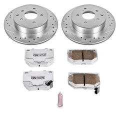 Power Stop K666-26 Z26 Extreme Street Warrior 1-Click Brake Kit (Rear) for 1989-1996 Nissan 300ZX product image