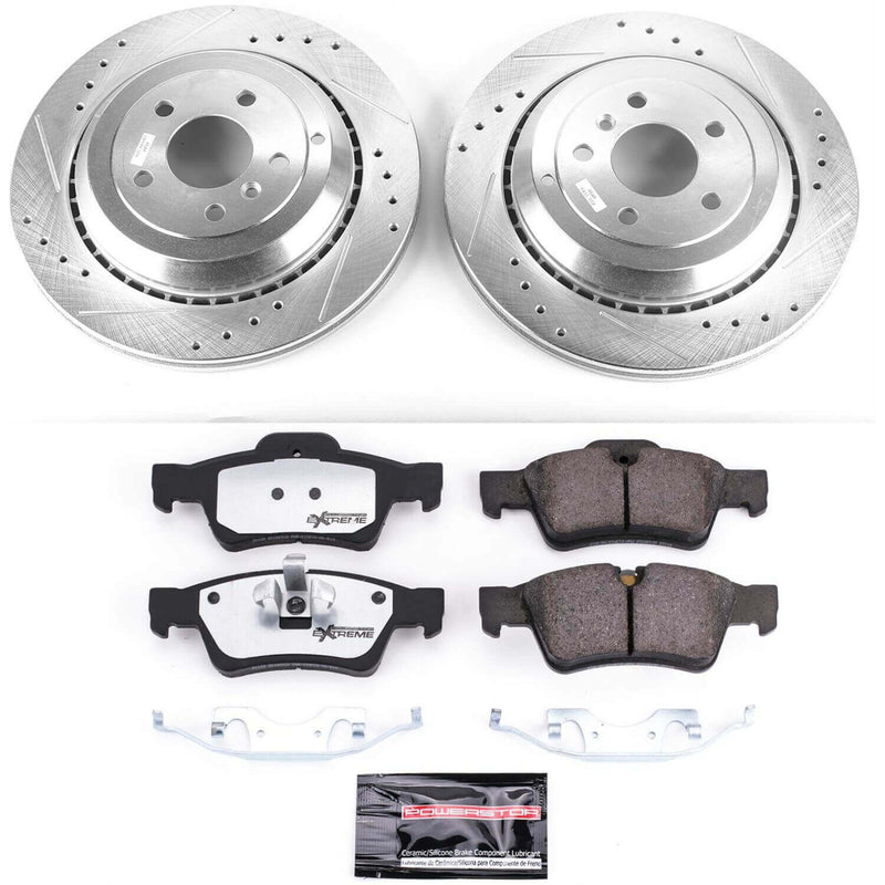 Power Stop K6708-26 Z26 Street Warrior 1-Click Rear Brake Kit for 2006-2012 Mercedes-Benz GL320 product image