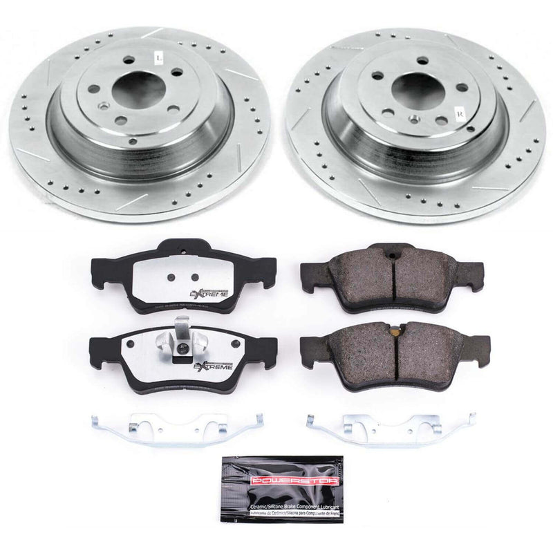 Power Stop K6712-26 Z26 Street Warrior 1-Click Rear Brake Kit for 2006-2012 Mercedes-Benz ML320 product image