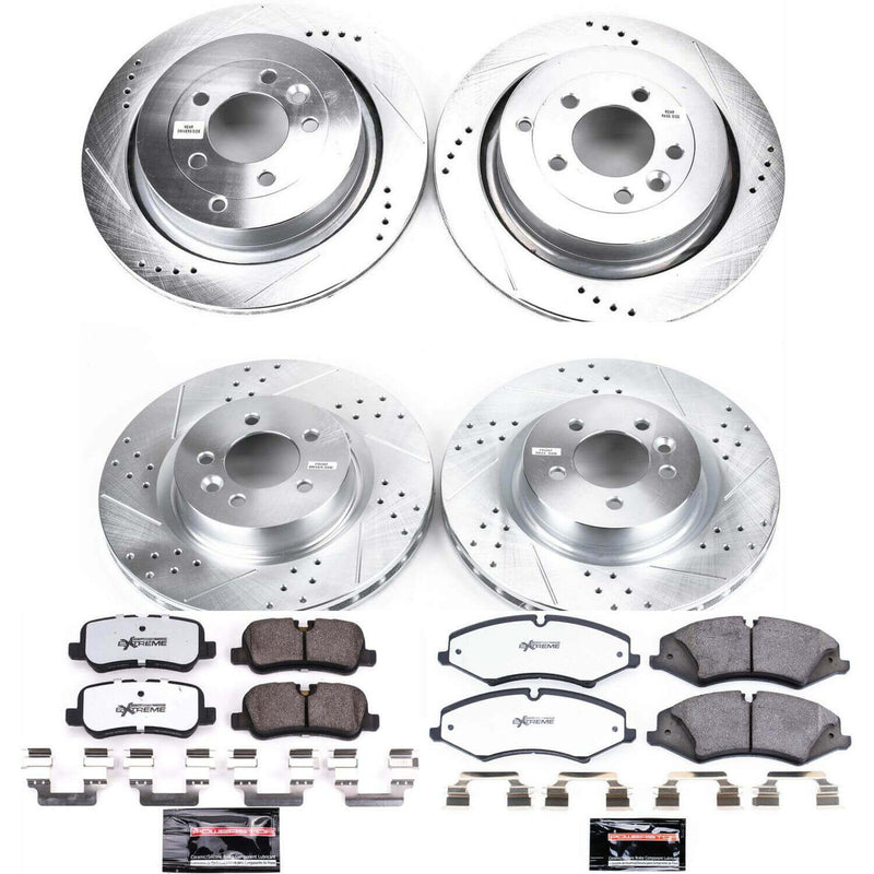 Power Stop K6720-36 Z36 Severe-Duty Truck And Tow 1-Click Front And Rear Brake Kit for 2010 Land Rover LR4 product image