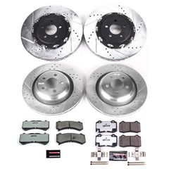 Power Stop K6794-26 Z26 Street Warrior 1-Click Front And Rear Brake Kit for 2015-2020 Dodge Challenger SRT 392 SRT product image