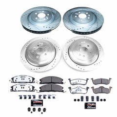 Power Stop K6804-36 Z36 Severe-Duty Truck And Tow 1-Click Front And Rear Pad And Rotor Kit for 2013-2019 Lincoln Mkt product image