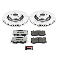 Power Stop K6806-26 Z26 Extreme Street Warrior 1-Click Brake Kit (Front) for 2015-2020 Ford Mustang Ecoboost Ecoboost product image