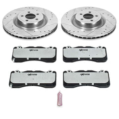 Power Stop K6811-26 Z26 Extreme Street Warrior 1-Click Brake Kit (Front) for 2015-2023 Ford Mustang product image
