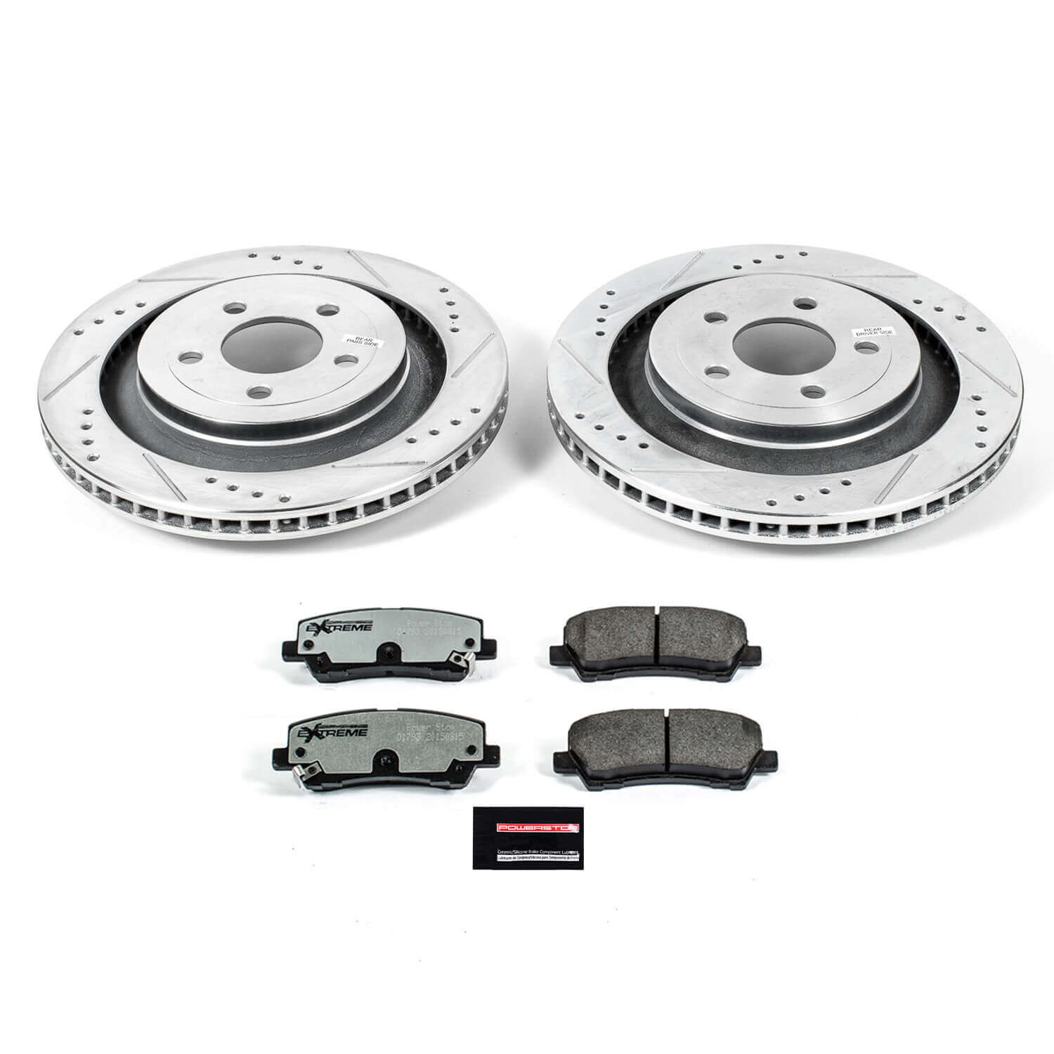 Power Stop K6812-26 Z26 Extreme Street Warrior 1-Click Brake Kit (Rear) for 2015-2023 Ford Mustang Ecoboost Ecoboost product image