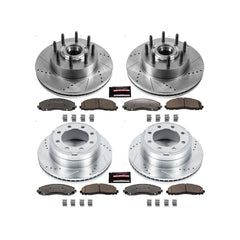 Power Stop K6820-36 Z36 Severe-Duty Truck And Tow 1-Click Front And Rear Brake Kit for 2012-2022 Ford F-250 Super Duty Rear Wheel Drive product image