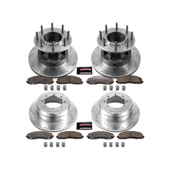 Power Stop K6822-36 Z36 Severe-Duty Truck And Tow 1-Click Front And Rear Brake Kit for 2013-2016 Ford F-350 Super Duty product image