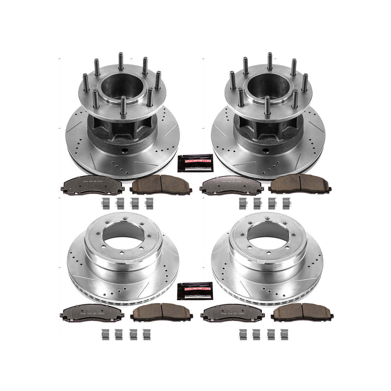 Power Stop K6822-36 Z36 Severe-Duty Truck And Tow 1-Click Front And Rear Brake Kit for 2013-2016 Ford F-350 Super Duty product image