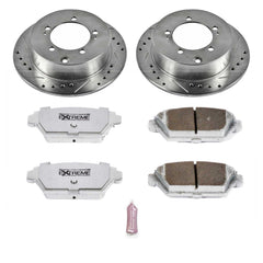Power Stop K684-26 Z26 Extreme Street Warrior 1-Click Brake Kit (Rear) for 1990-1994 Eagle Talon product image