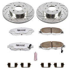 Power Stop K690-26 Z26 Extreme Street Warrior 1-Click Brake Kit (Front) for 1996-2014 Honda Civic product image