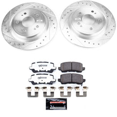 Power Stop K6952-26 Z26 Street Warrior 1-Click Rear Brake Kit for 2014-2020 Acura Rlx product image