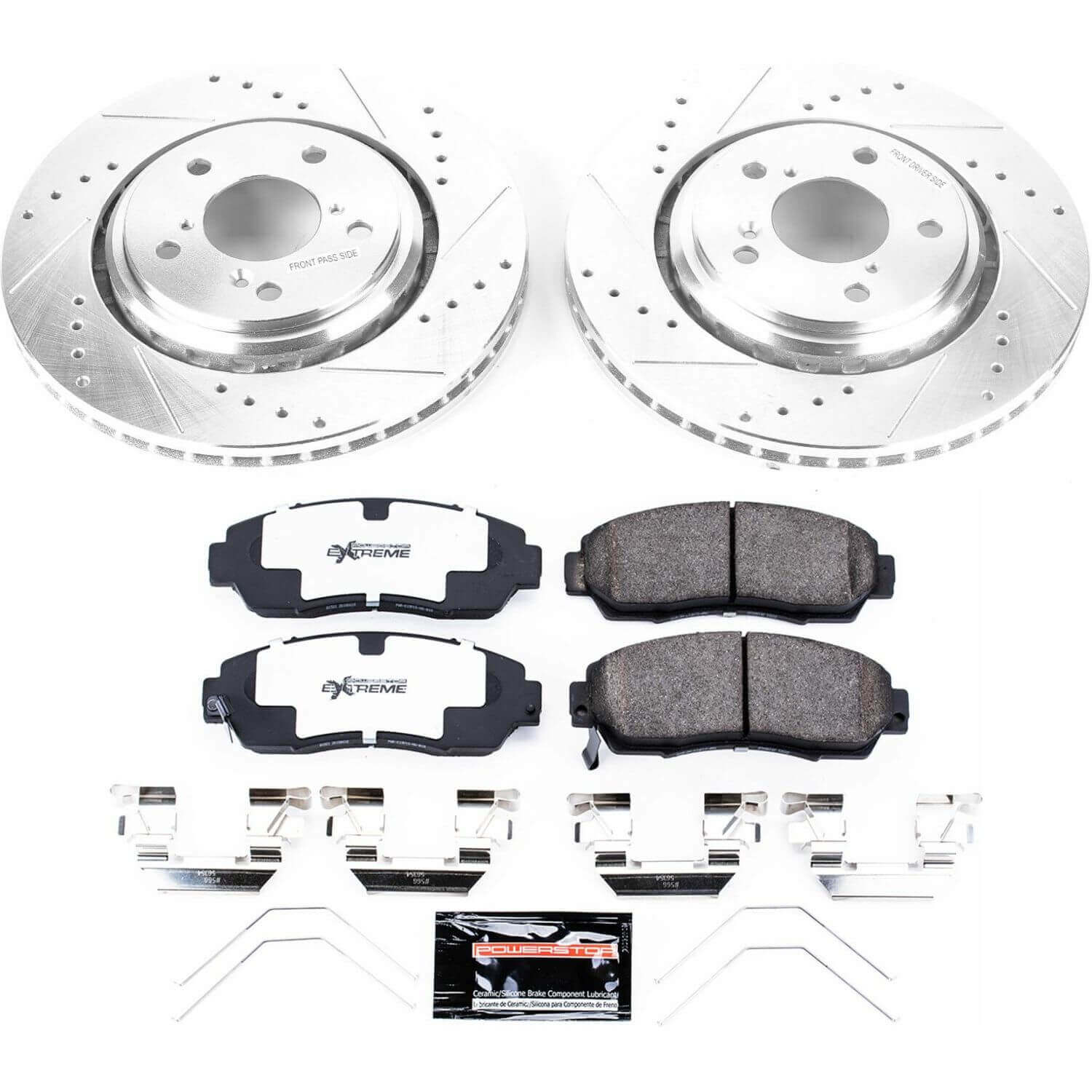 Power Stop K6959-26 Z26 Street Warrior 1-Click Front Brake Kit for 2015-2025 Honda Odyssey product image