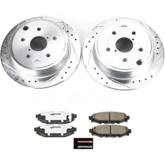 Power Stop K6977-26 Z26 Street Warrior 1-Click Rear Brake Kit for 2015-2021 Subaru Wrx product image