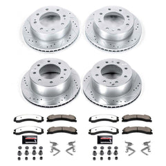 Power Stop K6992-36 Z36 Severe-Duty Truck And Tow 1-Click Brake Kit (Front And Rear) for 2015-2019 Chevrolet Silverado 2500 HD product image
