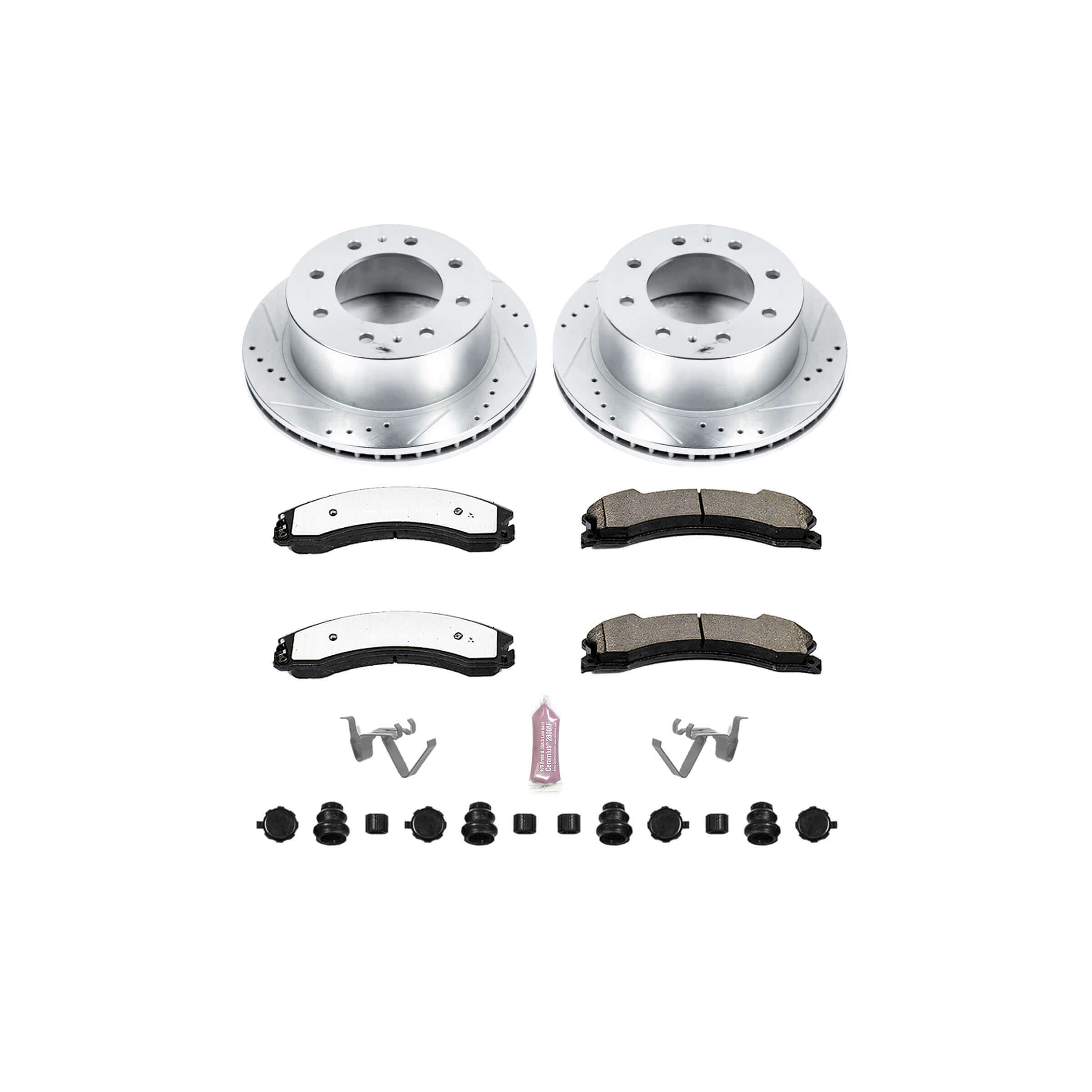 Power Stop K6993-36 Z36 Severe-Duty Truck And Tow 1-Click Brake Kit (Rear) for 2015-2019 Chevrolet Silverado 2500 Hd product image