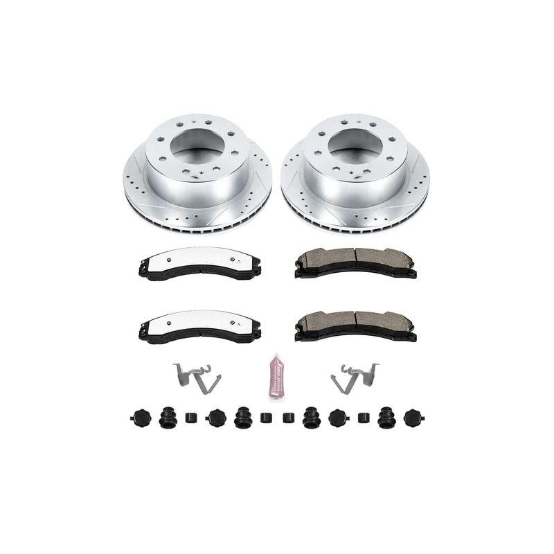 Power Stop K6993-36 Z36 Severe-Duty Truck And Tow 1-Click Brake Kit (Rear) for 2015-2019 Chevrolet Silverado 2500 Hd product image
