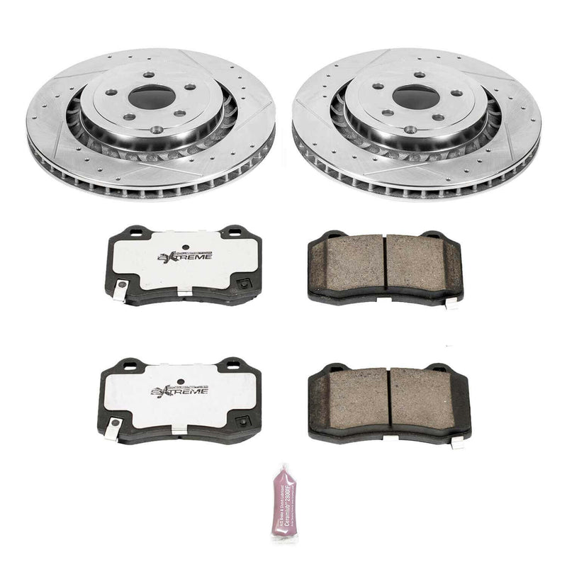 Power Stop K6994-26 Z26 Extreme Street Warrior 1-Click Brake Kit (Rear) for 2015-2017 Chevrolet SS product image