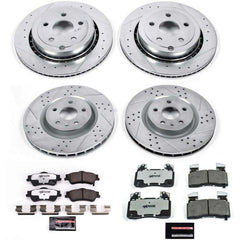 Power Stop K7005-26 Z26 Street Warrior 1-Click Front And Rear Brake Kit for 2014 Chevrolet SS product image