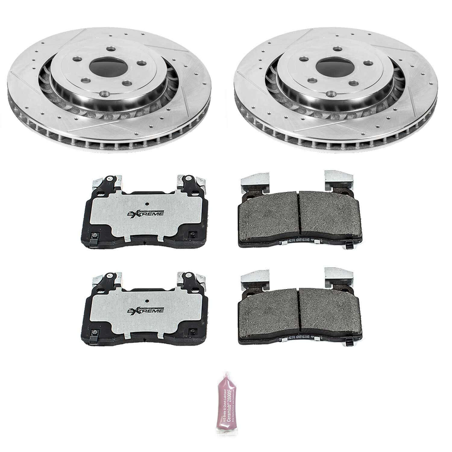 Power Stop K7007-26 Z26 Extreme Street Warrior 1-Click Brake Kit (Front) for 2014-2017 Chevrolet SS product image