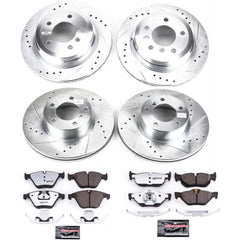 Power Stop K7024-26 Z26 Street Warrior 1-Click Front And Rear Brake Kit for 2013-2015 BMW X1 SDRIVE28I product image