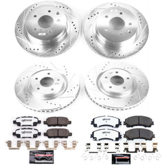 Power Stop K7033-26 Z26 Street Warrior 1-Click Front And Rear Brake Kit for 2014-2019 Nissan Rogue product image