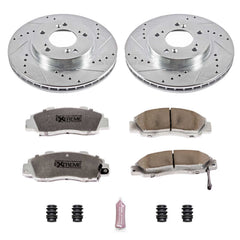Power Stop K704-26 Z26 Extreme Street Warrior 1-Click Brake Kit (Front) for 1991-2001 Acura Integra Type product image