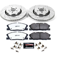 Power Stop K7050-26 Z26 Street Warrior 1-Click Front Brake Kit for 2014-2023 Dodge Charger Pursuit product image