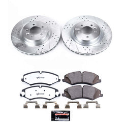 Power Stop K7079-36 Z36 Severe-Duty Truck And Tow 1-Click Front Brake Kit for 2017 Land Rover Discovery product image