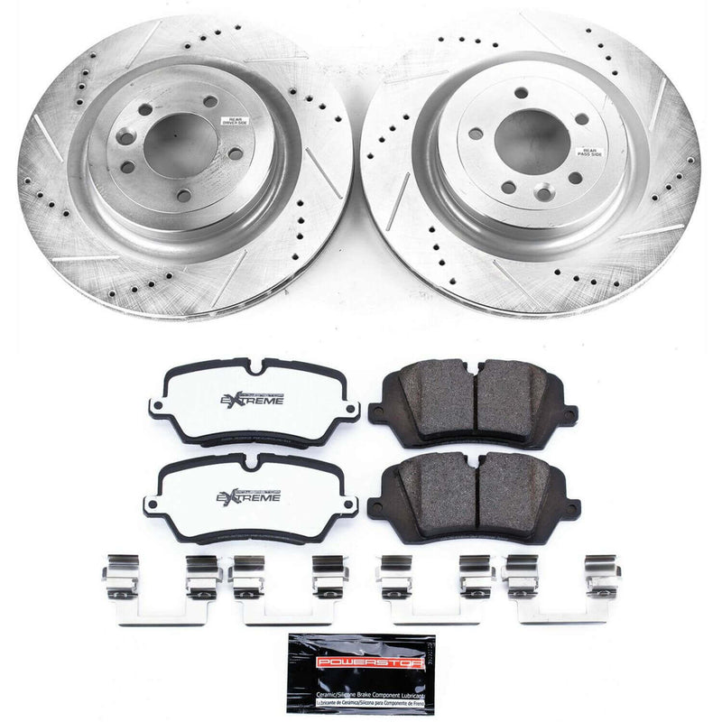 Power Stop K7089-36 Z36 Severe-Duty Truck And Tow 1-Click Rear Brake Kit for 2013-2022 Land Rover Range Rover product image
