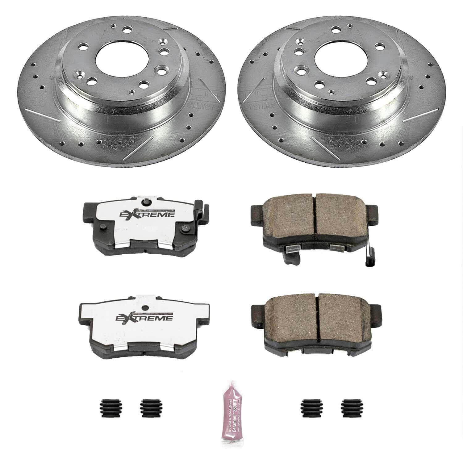 Power Stop K709-26 Z26 Extreme Street Warrior 1-Click Brake Kit (Rear) for 1995-1999 Acura Rl product image
