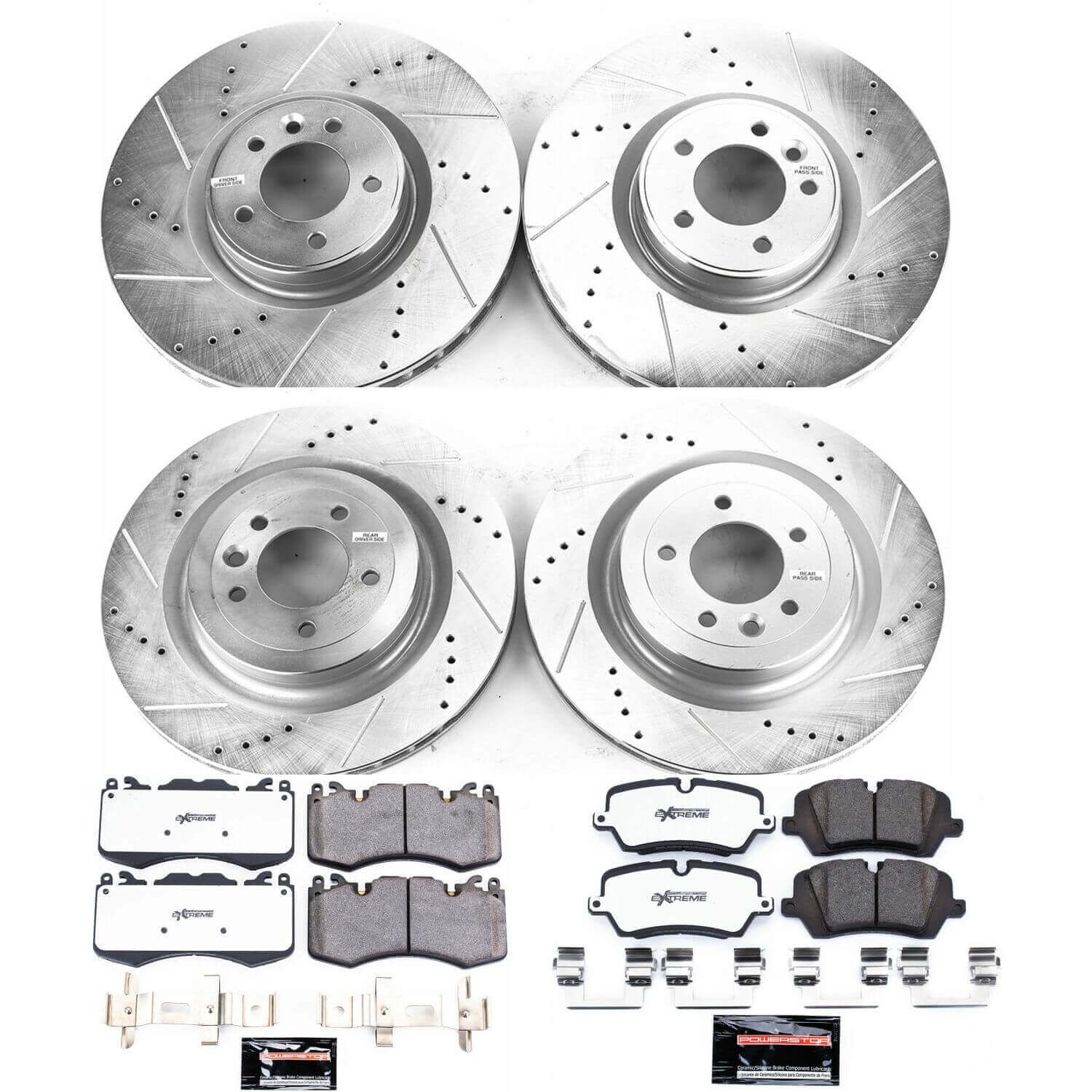 Power Stop K7101-36 Z36 Severe-Duty Truck And Tow 1-Click Front And Rear Brake Kit for 2013-2018 Land Rover Range Rover product image