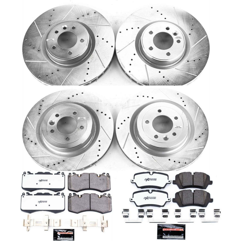 Power Stop K7101-36 Z36 Severe-Duty Truck And Tow 1-Click Front And Rear Brake Kit for 2013-2018 Land Rover Range Rover product image