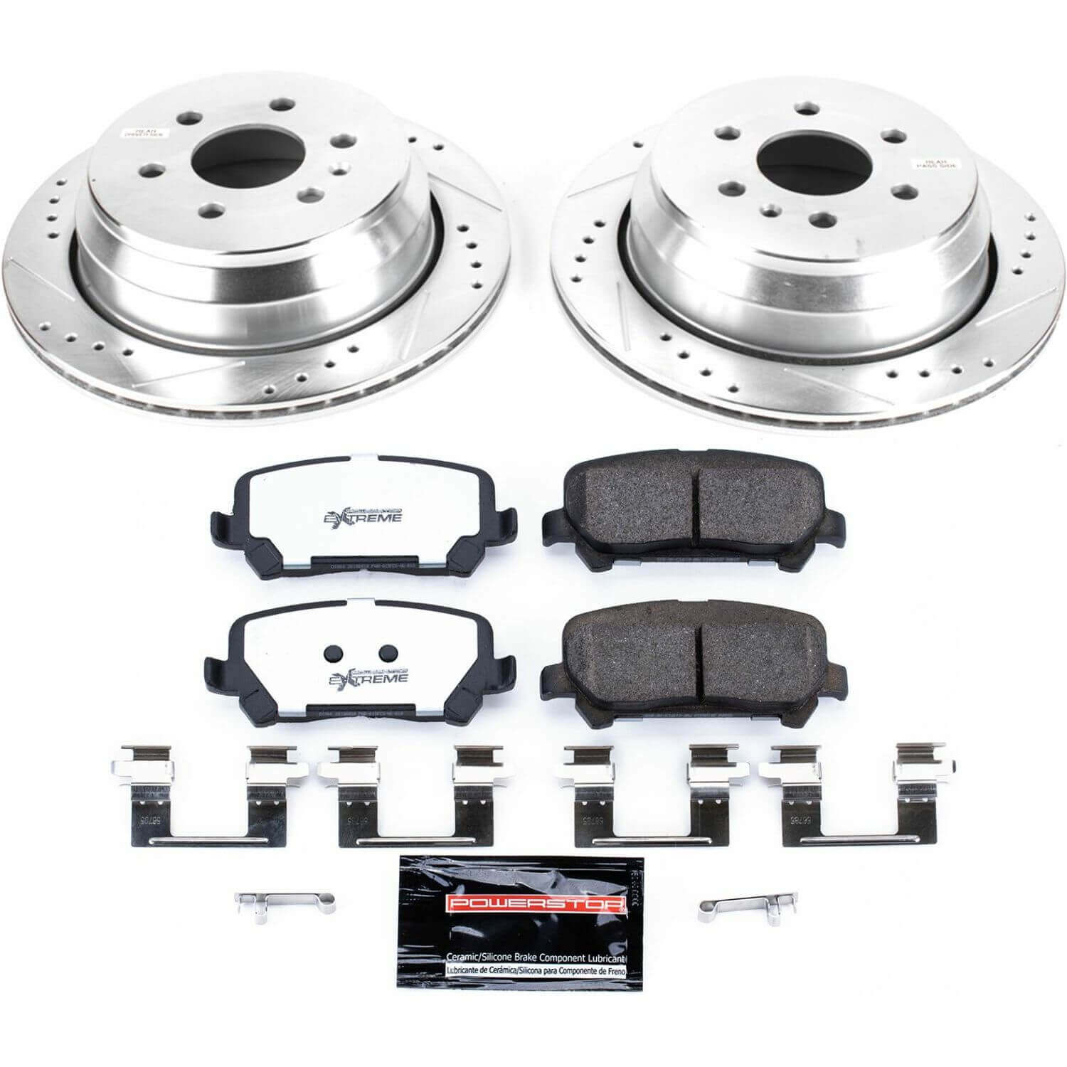 Power Stop K7127-36 Z36 Severe-Duty Truck And Tow 1-Click Rear Brake Kit for 2015-2020 Chevrolet Colorado product image