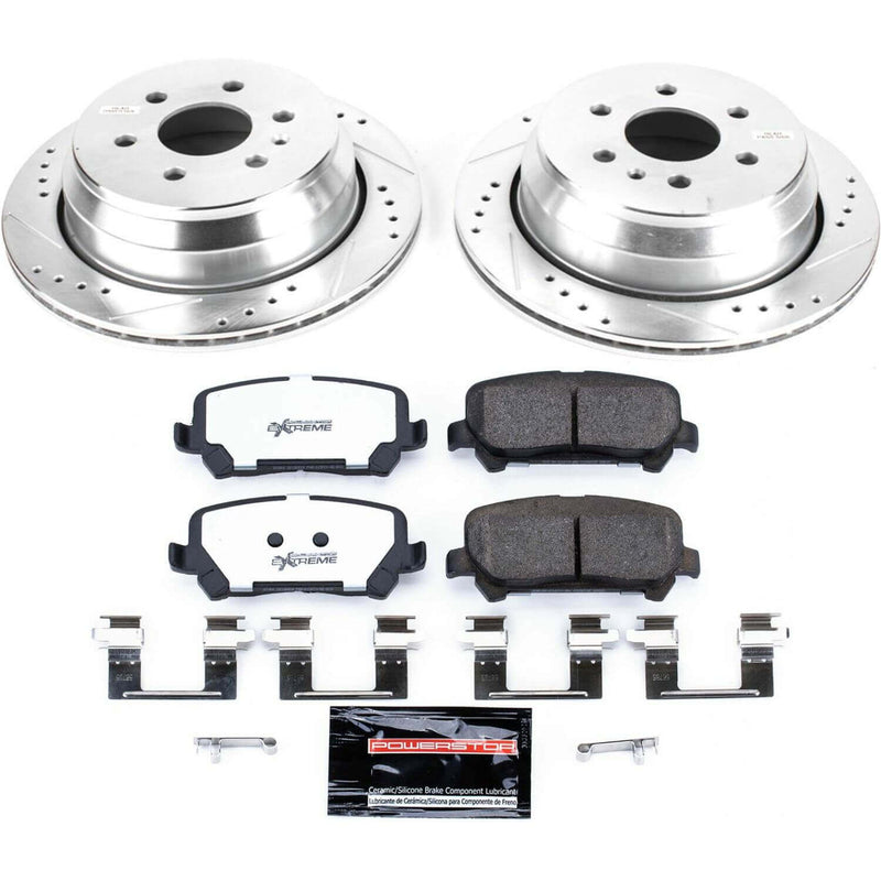 Power Stop K7127-36 Z36 Severe-Duty Truck And Tow 1-Click Rear Brake Kit for 2015-2020 Chevrolet Colorado product image