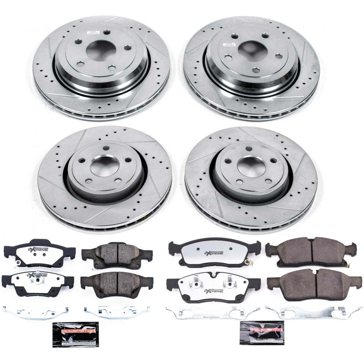 Power Stop K7136-36 Z36 Severe-Duty Truck And Tow 1-Click Front And Rear Brake Kit for 2021 Dodge Durango Citadel, GT, GT Plus, R/t, Sxt, Sxt Plus product image
