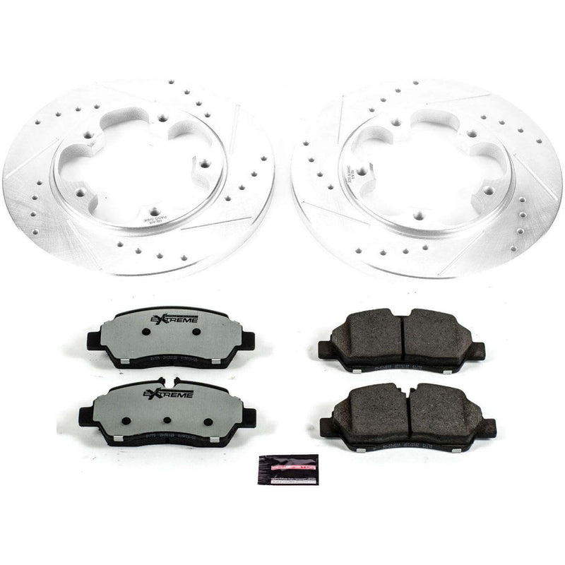 Power Stop K7145-36 Z36 Severe-Duty Truck And Tow 1-Click Drilled And Slotted Rear Brake Kit for 2015-2019 Ford TRANSIT-150 product image