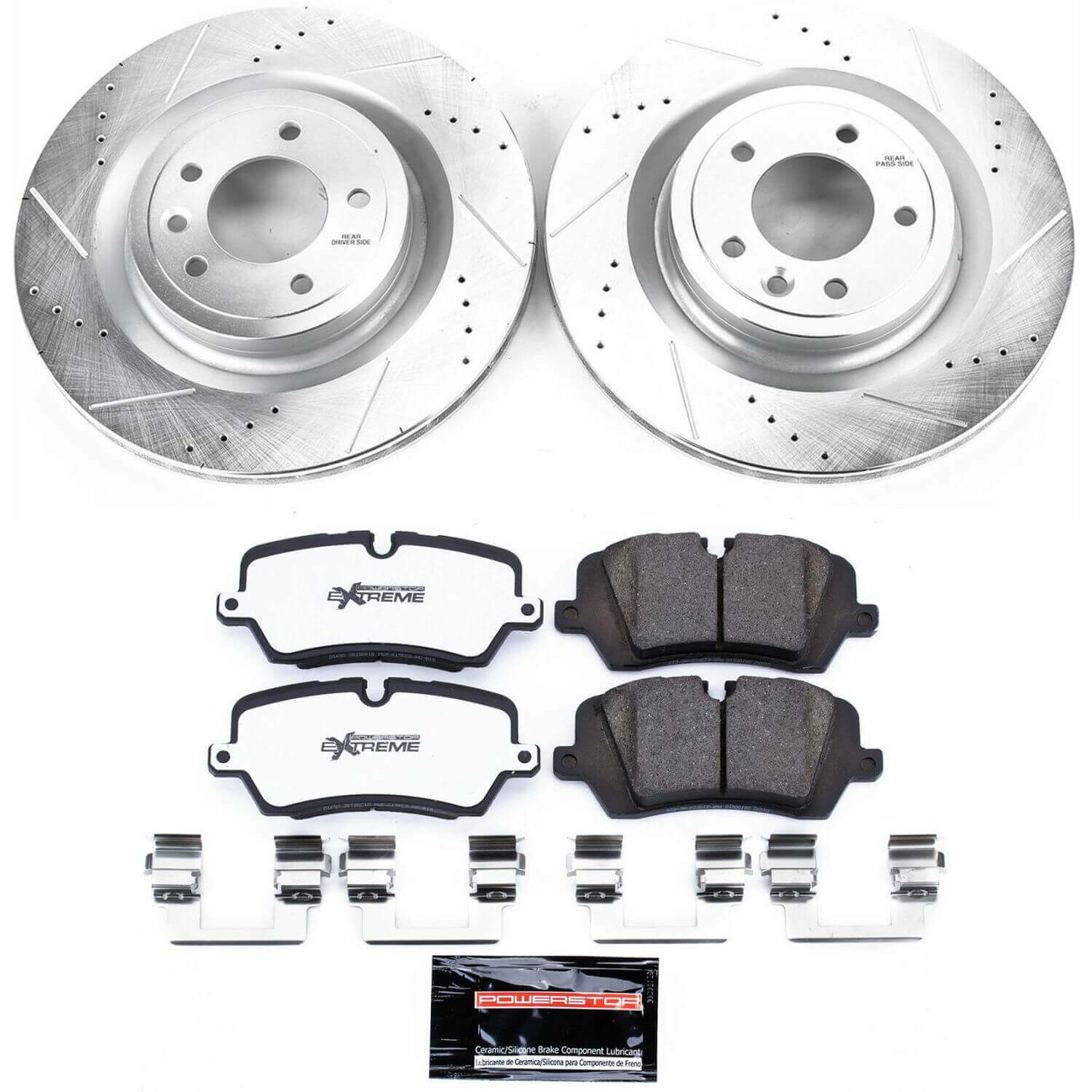 Power Stop K7174-36 Z36 Severe-Duty Truck And Tow 1-Click Rear Brake Kit for 2014-2017 Land Rover Discovery product image