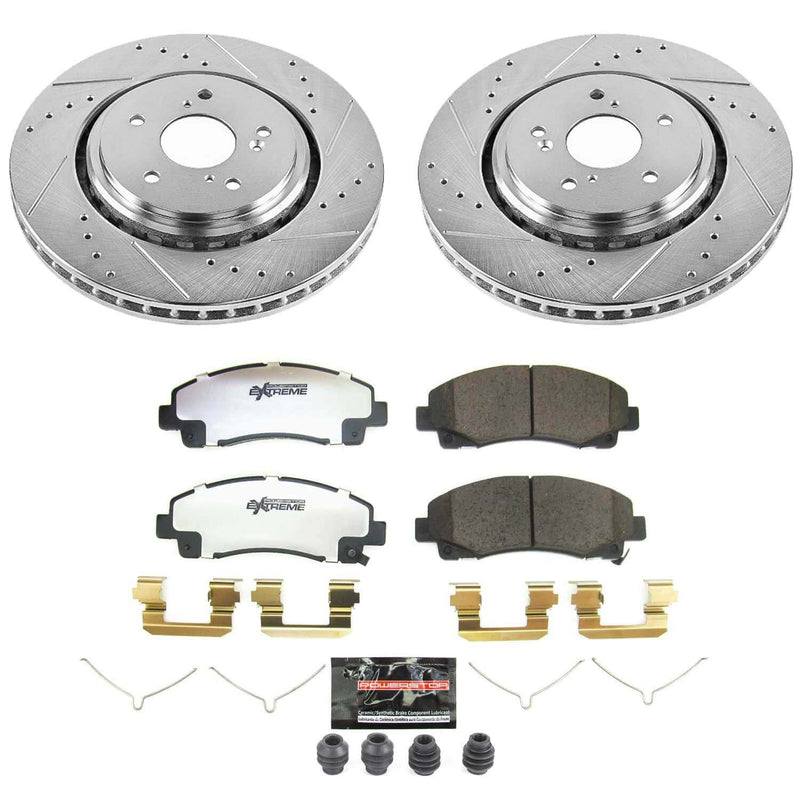Power Stop K7214-26 - Front Z26 Street Warrior Pad And Rotor Kit vehicle fitment brake part
