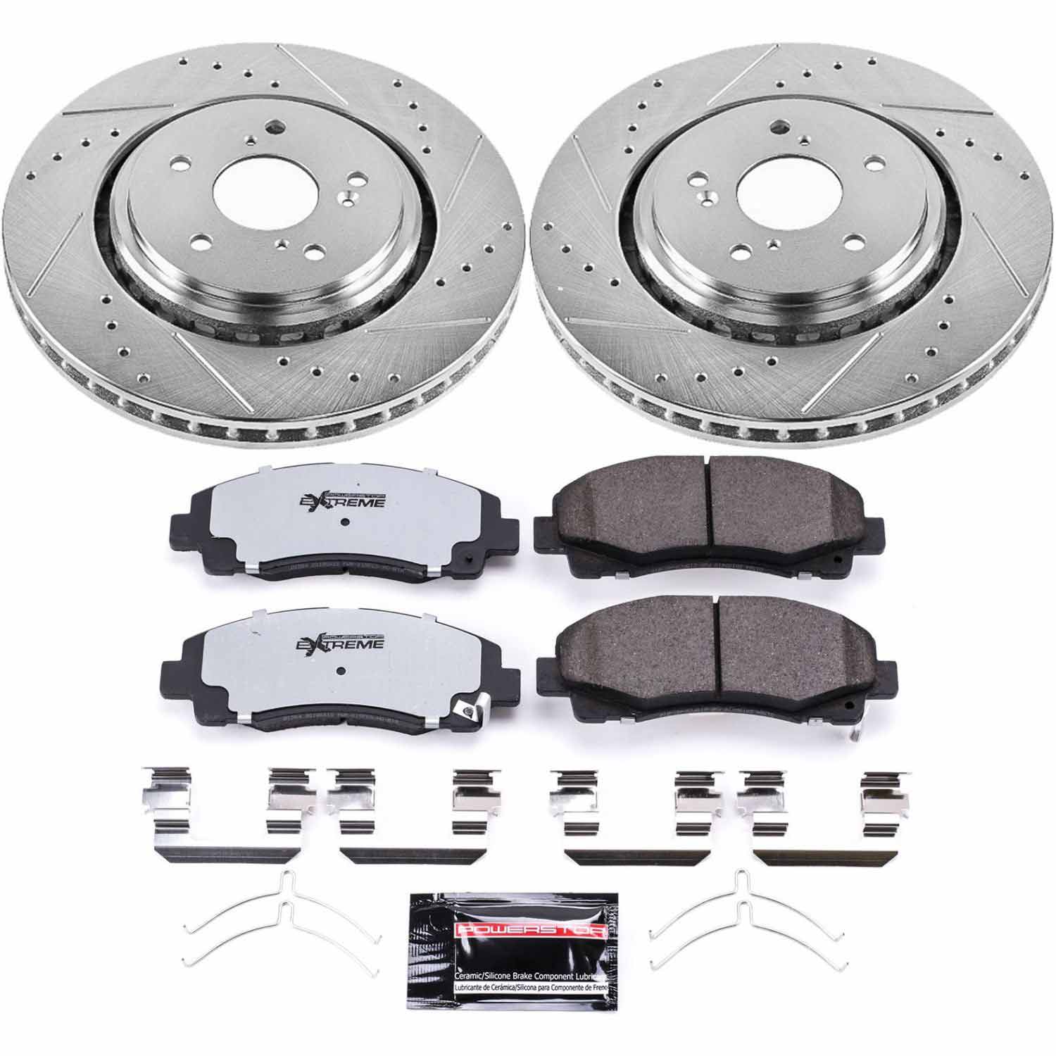 Power Stop K7214-36 Z36 Severe-Duty Truck And Tow 1-Click Front Brake Kit for 2015-2020 Acura TLX product image