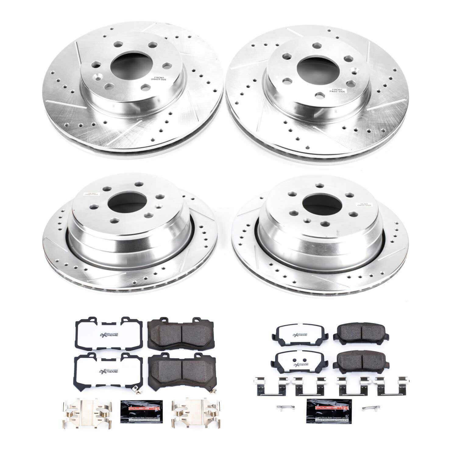 Power Stop K7228-36 Z36 Severe-Duty Truck And Tow 1-Click Front And Rear Brake Kit for 2015-2020 Chevrolet Colorado product image