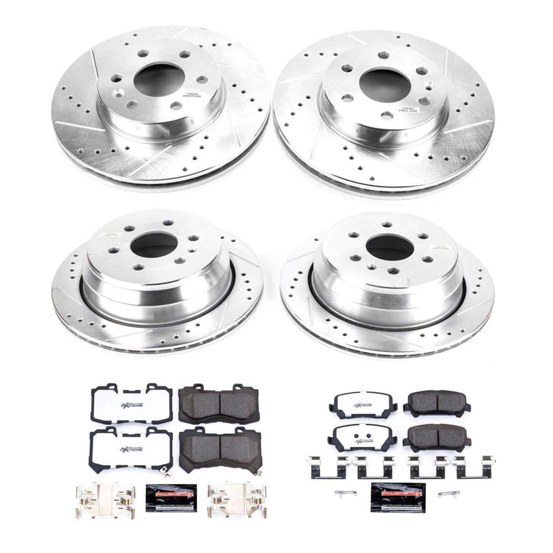 Power Stop K7228-36 Z36 Severe-Duty Truck And Tow 1-Click Front And Rear Brake Kit for 2015-2020 Chevrolet Colorado product image