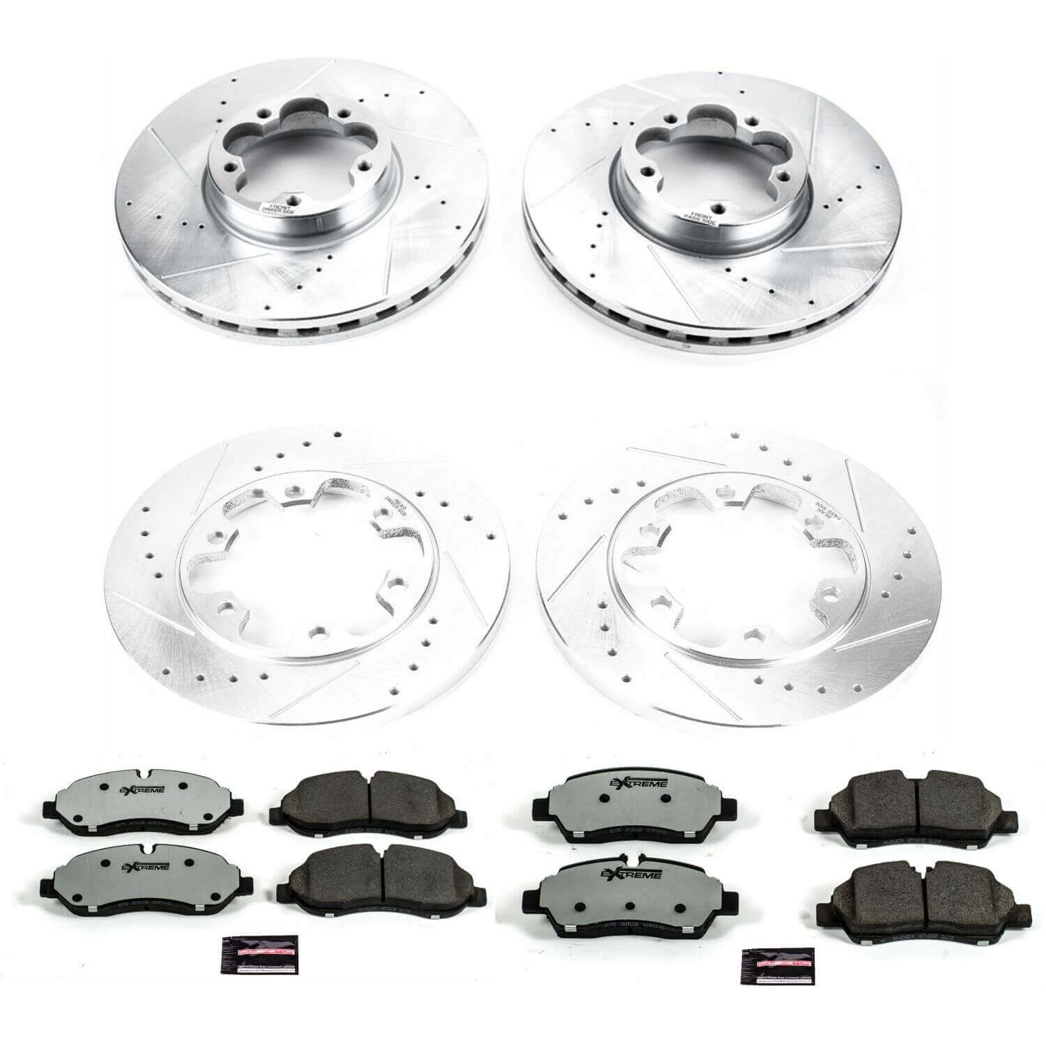 Power Stop K7234-36 Z36 Severe-Duty Truck And Tow 1-Click Front And Rear Brake Kit for 2015-2019 Ford TRANSIT-350 Hd product image