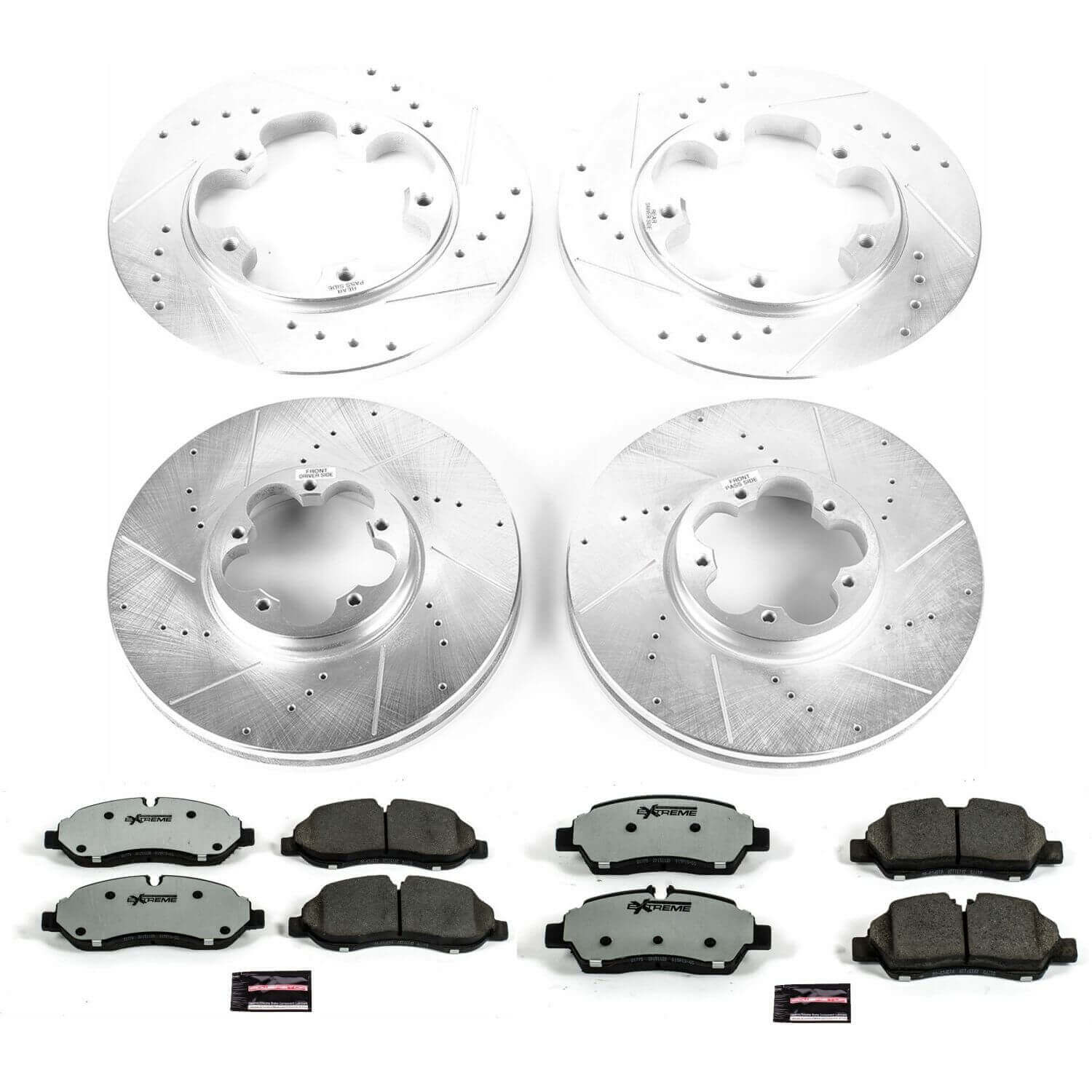 Power Stop K7235-36 Z36 Severe-Duty Truck And Tow 1-Click Front And Rear Brake Kit for 2015-2019 Ford TRANSIT-150 product image