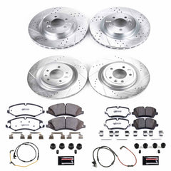 Power Stop K7260-36 Z36 Severe-Duty Truck And Tow 1-Click Front And Rear Brake Kit for 2017 Land Rover Discovery product image