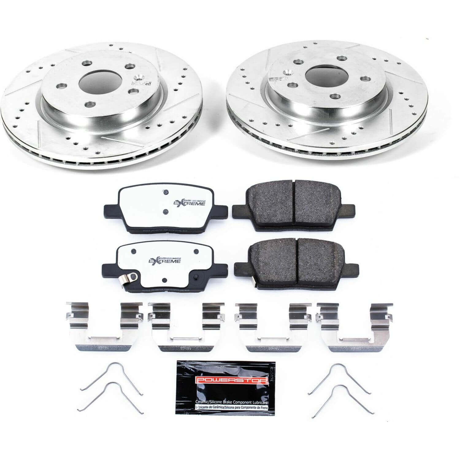 Power Stop K7289-26 Z26 Street Warrior 1-Click Rear Brake Kit for 2016-2019 Cadillac CT6 product image