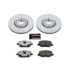Power Stop K7299-36 Z36 Severe-Duty Truck And Tow 1-Click Drilled And Slotted Front Brake Kit for 2015-2023 Fiat 500X product image